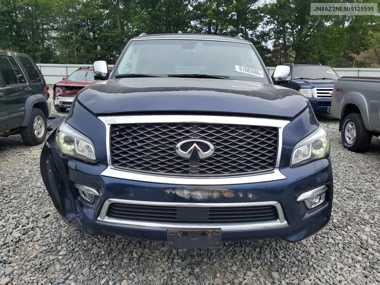 2016 Infiniti Qx80 Base VIN: JN8AZ2NE5G9125595 Lot: 61683686
