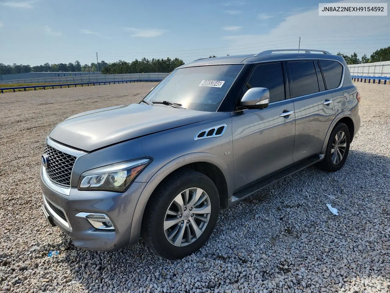 2017 Infiniti Qx80 Base VIN: JN8AZ2NEXH9154592 Lot: 48653846
