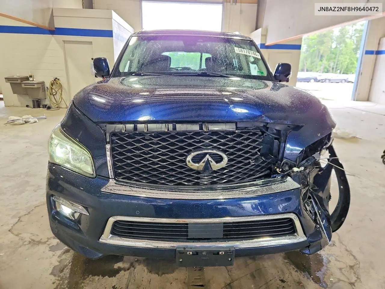 2017 Infiniti Qx80 Base VIN: JN8AZ2NF8H9640472 Lot: 58178146