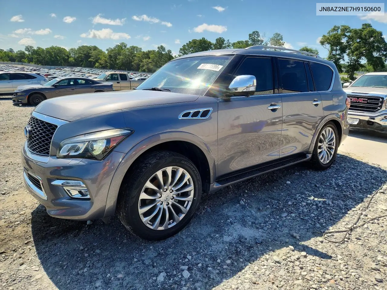2017 Infiniti Qx80 Base VIN: JN8AZ2NE7H9150600 Lot: 58198686
