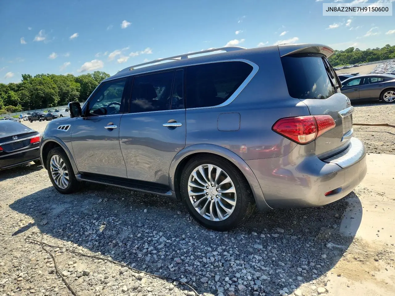 2017 Infiniti Qx80 Base VIN: JN8AZ2NE7H9150600 Lot: 58198686