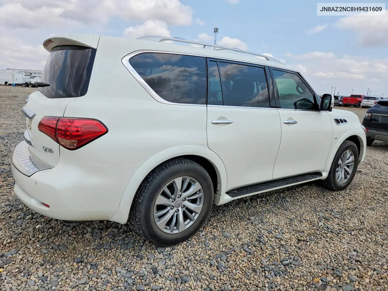 2017 Infiniti Qx80 Base VIN: JN8AZ2NC8H9431609 Lot: 58753216