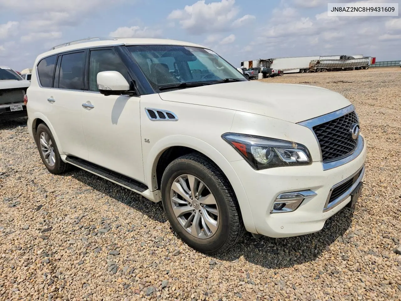 2017 Infiniti Qx80 Base VIN: JN8AZ2NC8H9431609 Lot: 58753216