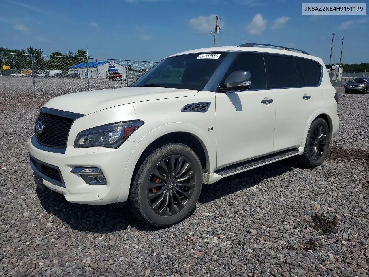 2017 Infiniti Qx80 Base VIN: JN8AZ2NE4H9151199 Lot: 59003536