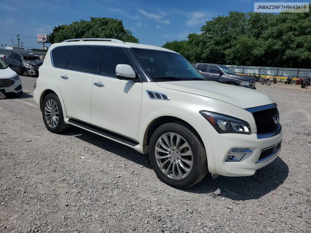 2017 Infiniti Qx80 Base VIN: JN8AZ2NF7H9645419 Lot: 59179186
