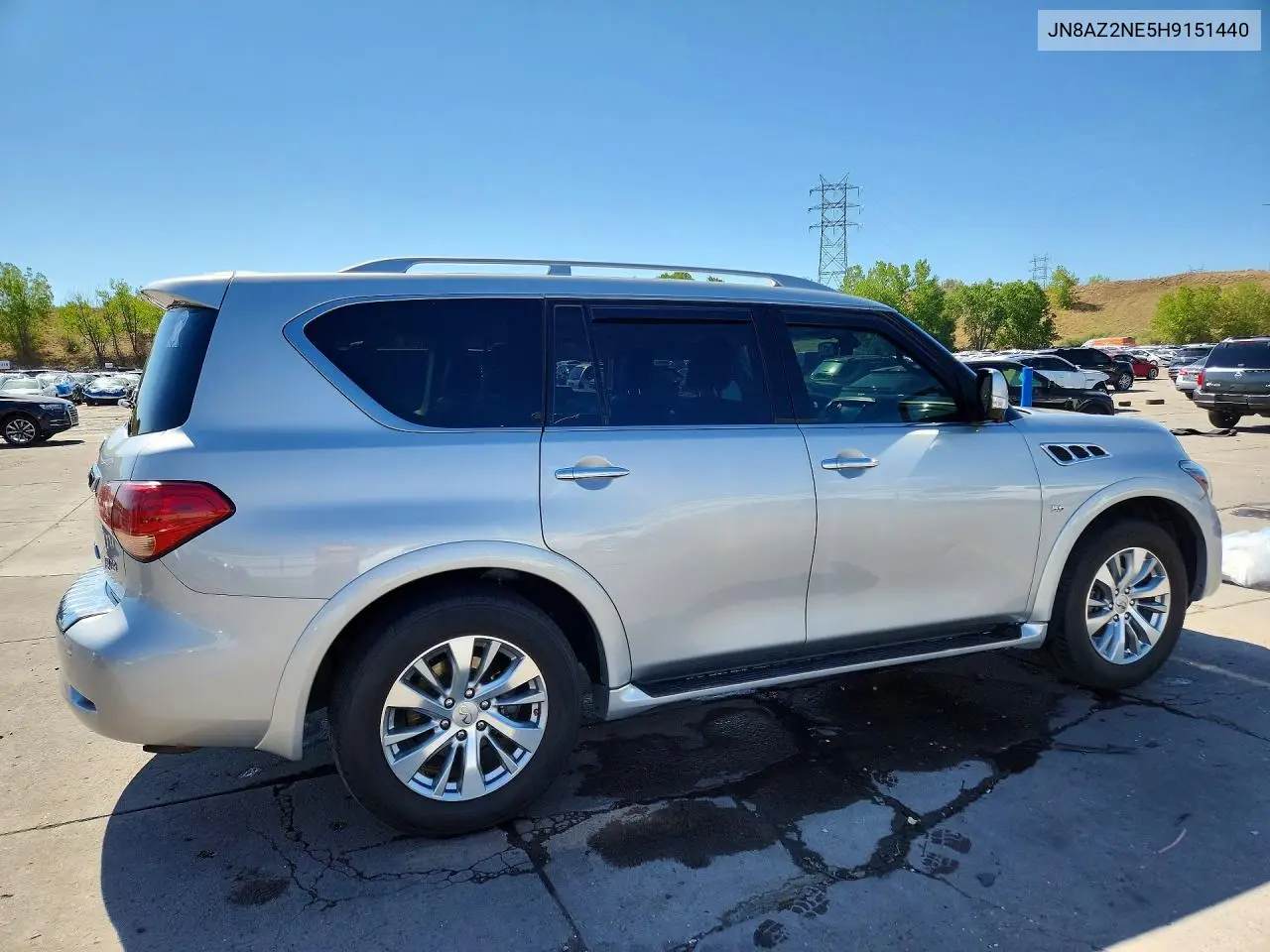 2017 Infiniti Qx80 Base VIN: JN8AZ2NE5H9151440 Lot: 61188316