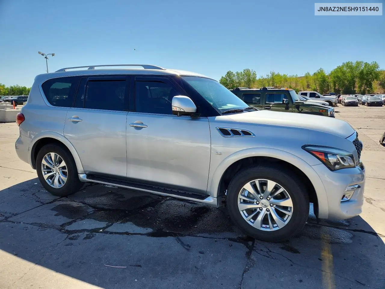 2017 Infiniti Qx80 Base VIN: JN8AZ2NE5H9151440 Lot: 61188316