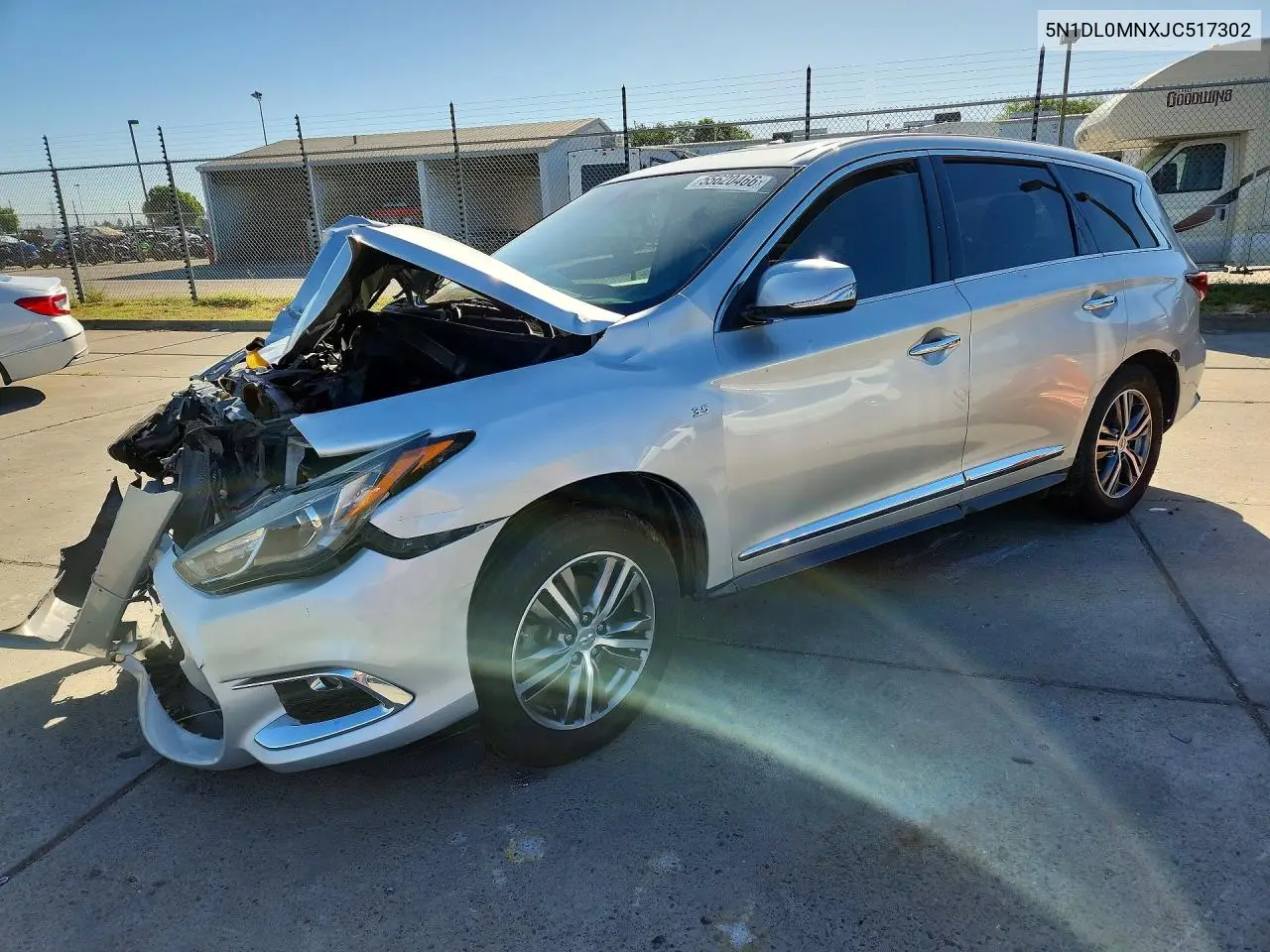 2018 Infiniti Qx80 VIN: 5N1DL0MNXJC517302 Lot: 55620466