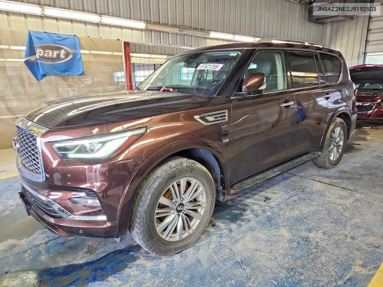 2018 Infiniti Qx80 Base VIN: JN8AZ2NE2J9192503 Lot: 57521286