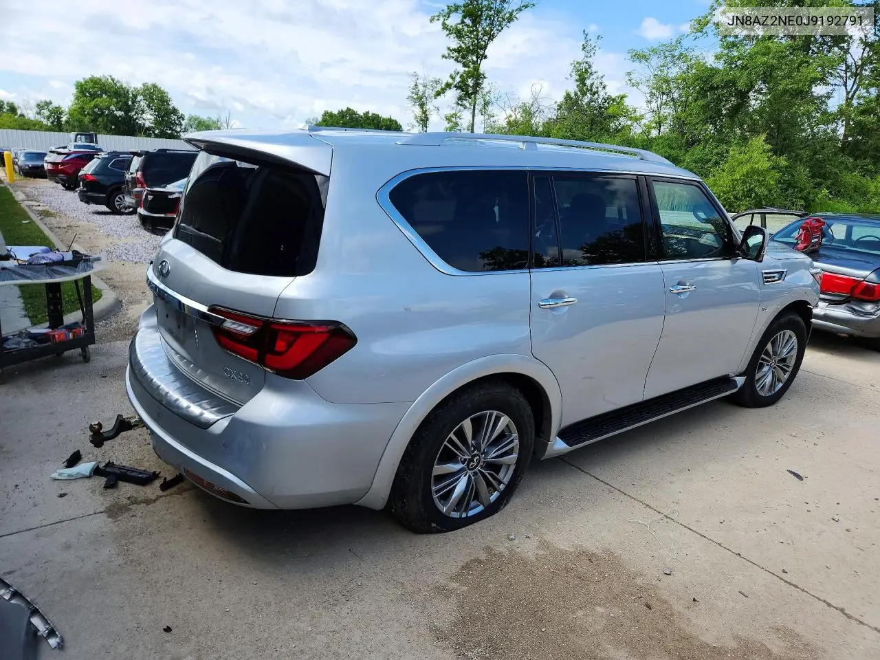 2018 Infiniti Qx80 Base VIN: JN8AZ2NE0J9192791 Lot: 58068186