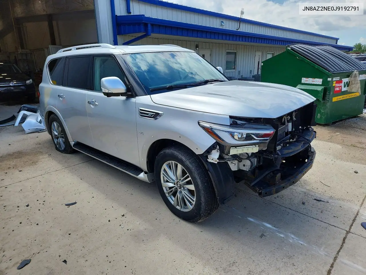 2018 Infiniti Qx80 Base VIN: JN8AZ2NE0J9192791 Lot: 58068186