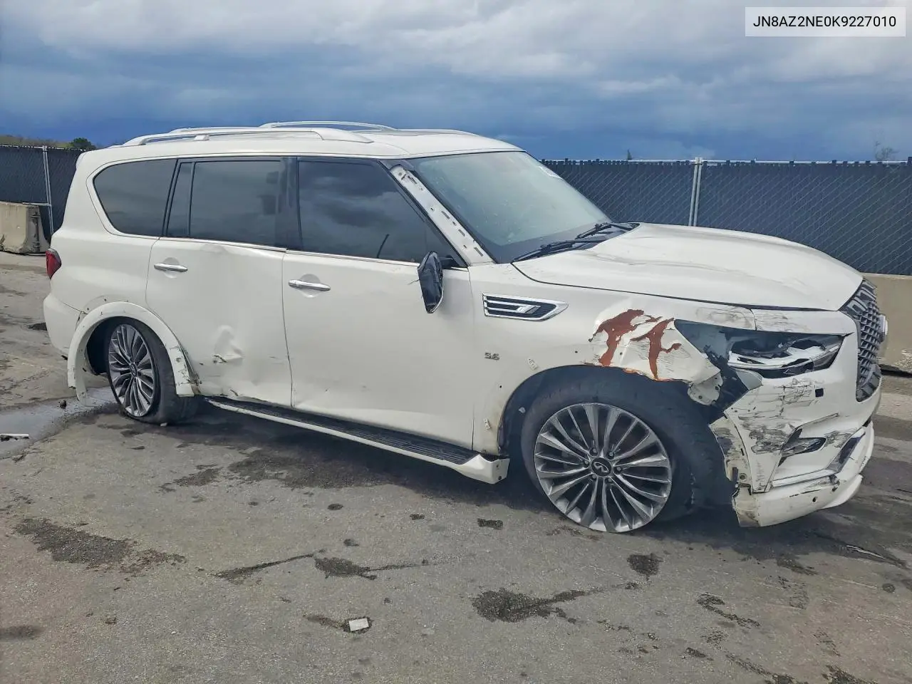 2019 Infiniti Qx80 Luxe VIN: JN8AZ2NE0K9227010 Lot: 46003316
