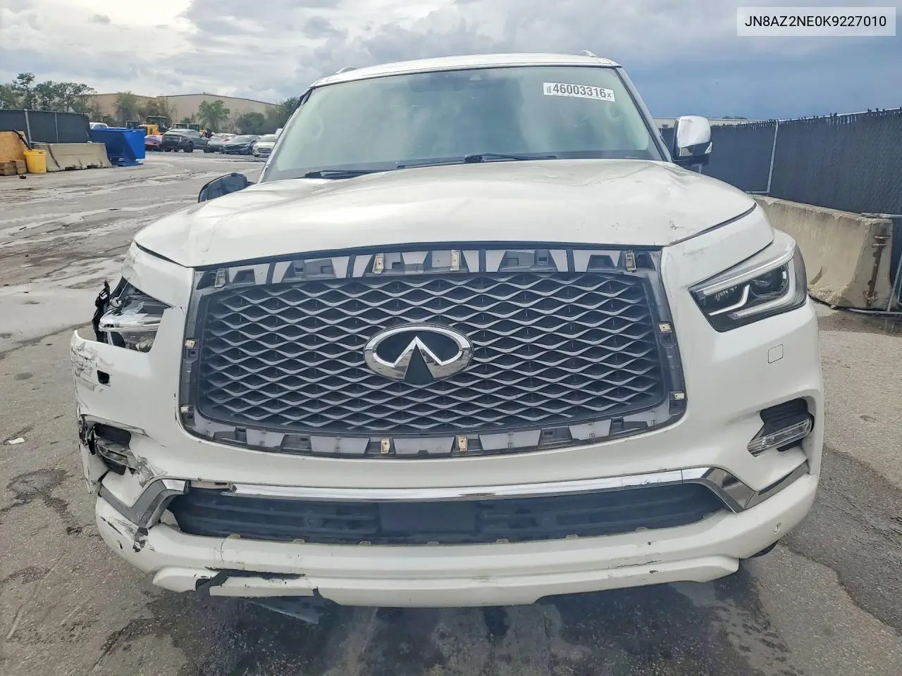 2019 Infiniti Qx80 Luxe VIN: JN8AZ2NE0K9227010 Lot: 46003316