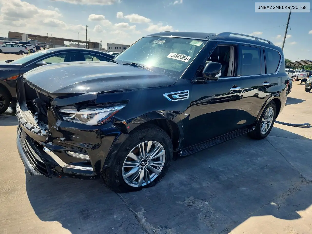 2019 Infiniti Qx80 Luxe VIN: JN8AZ2NE6K9230168 Lot: 54543366