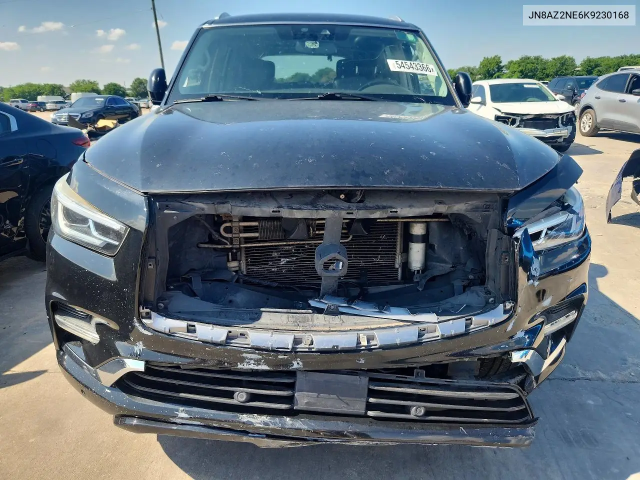 2019 Infiniti Qx80 Luxe VIN: JN8AZ2NE6K9230168 Lot: 54543366