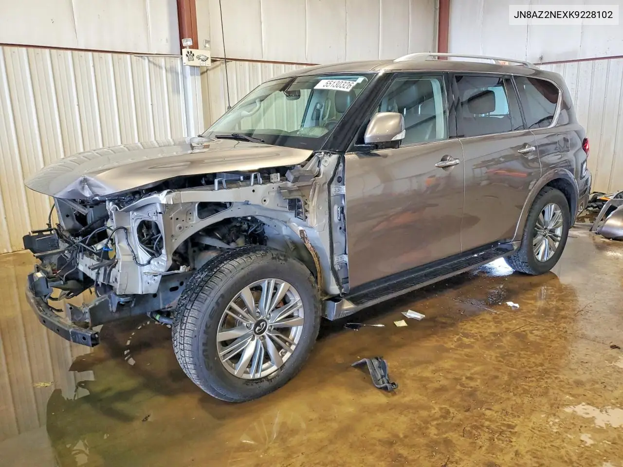 2019 Infiniti Qx80 Luxe VIN: JN8AZ2NEXK9228102 Lot: 55130326