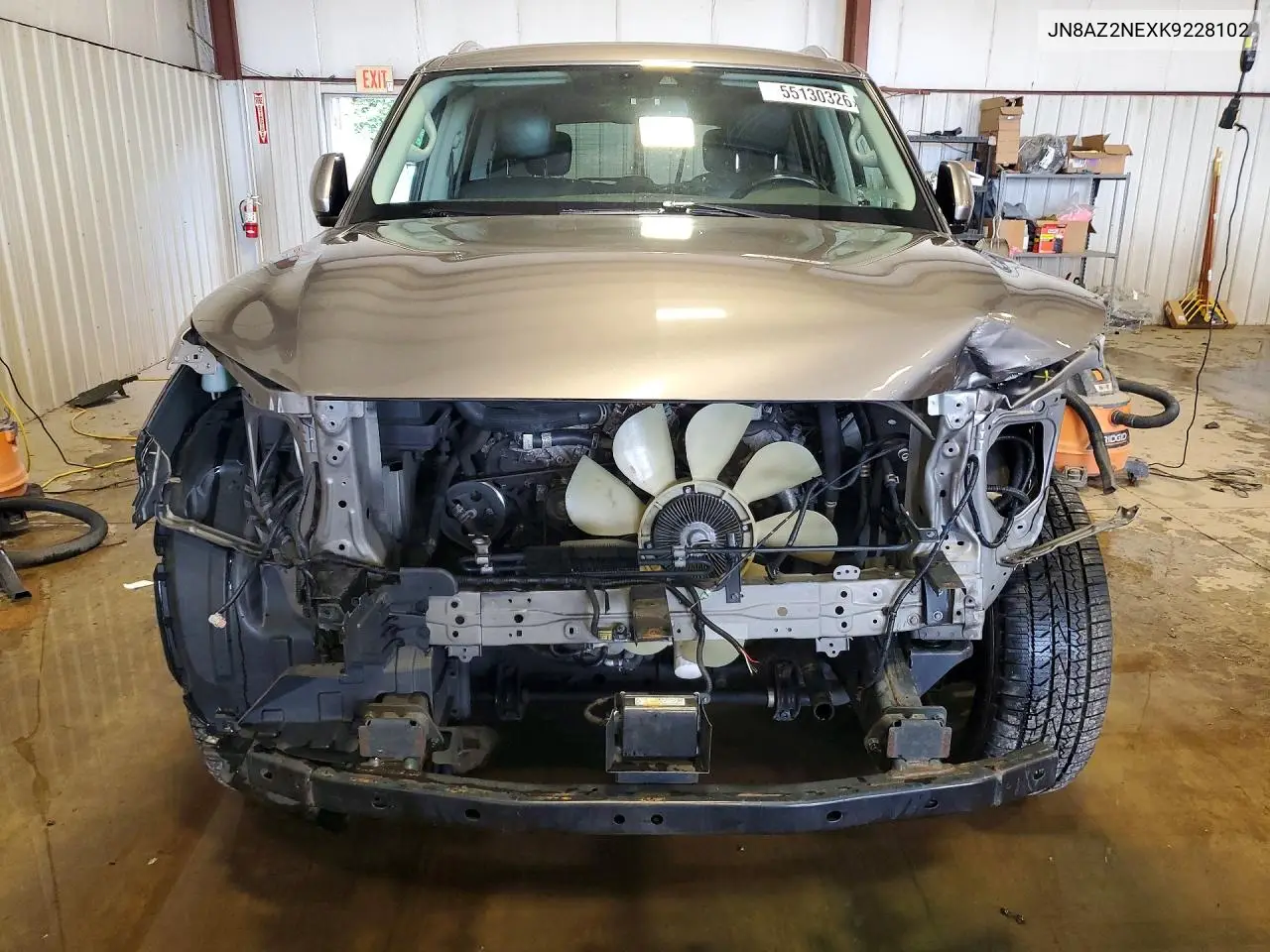 2019 Infiniti Qx80 Luxe VIN: JN8AZ2NEXK9228102 Lot: 55130326