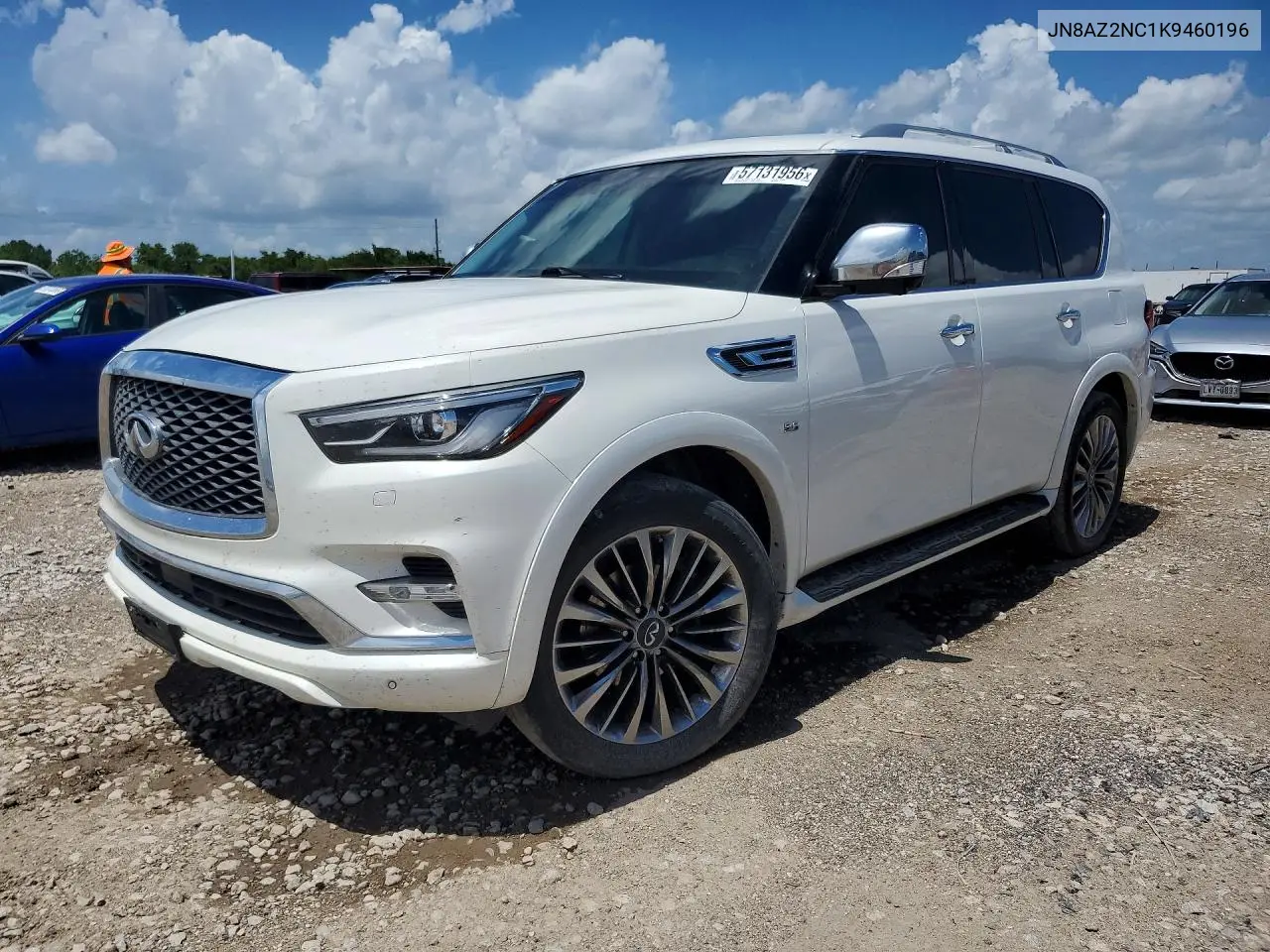 2019 Infiniti Qx80 Luxe VIN: JN8AZ2NC1K9460196 Lot: 57131956