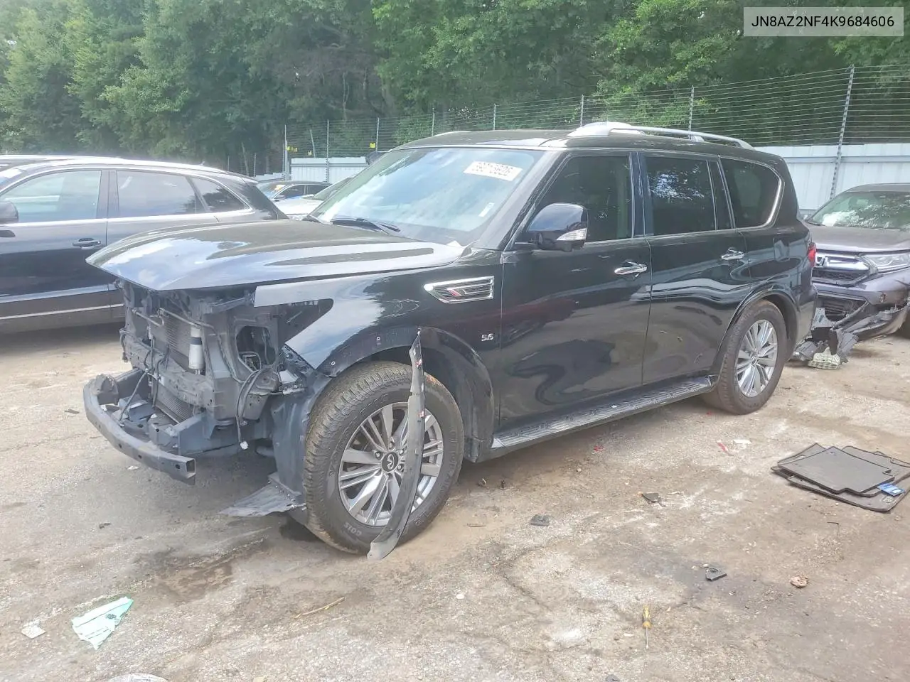 2019 Infiniti Qx80 Luxe VIN: JN8AZ2NF4K9684606 Lot: 59015626