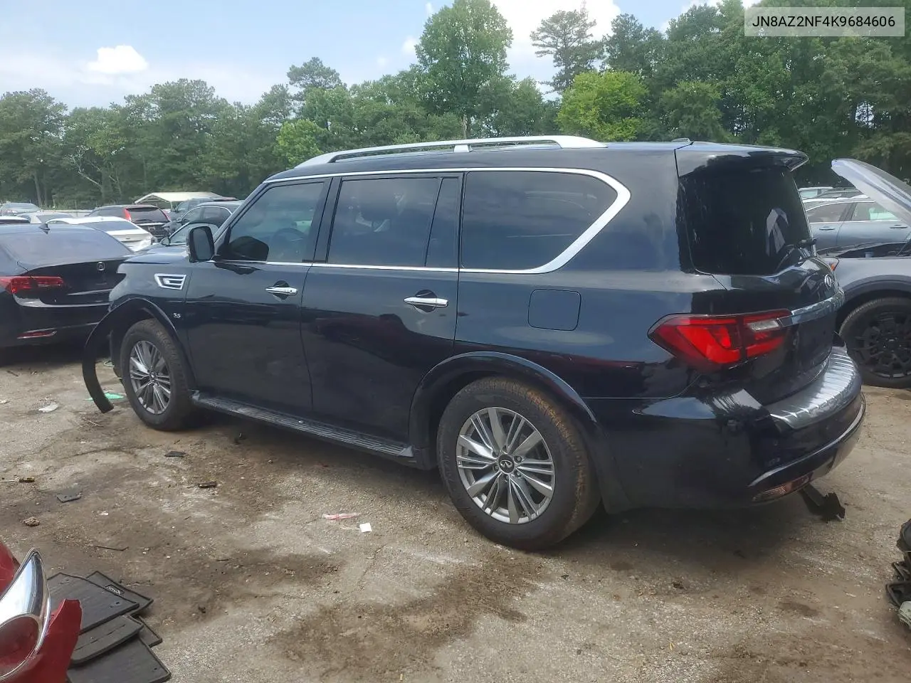 2019 Infiniti Qx80 Luxe VIN: JN8AZ2NF4K9684606 Lot: 59015626