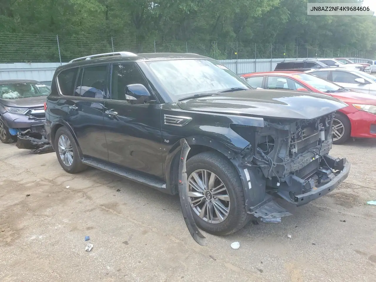 2019 Infiniti Qx80 Luxe VIN: JN8AZ2NF4K9684606 Lot: 59015626