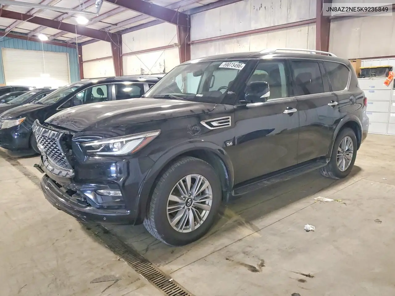 2019 Infiniti Qx80 Luxe VIN: JN8AZ2NE5K9236849 Lot: 59073496
