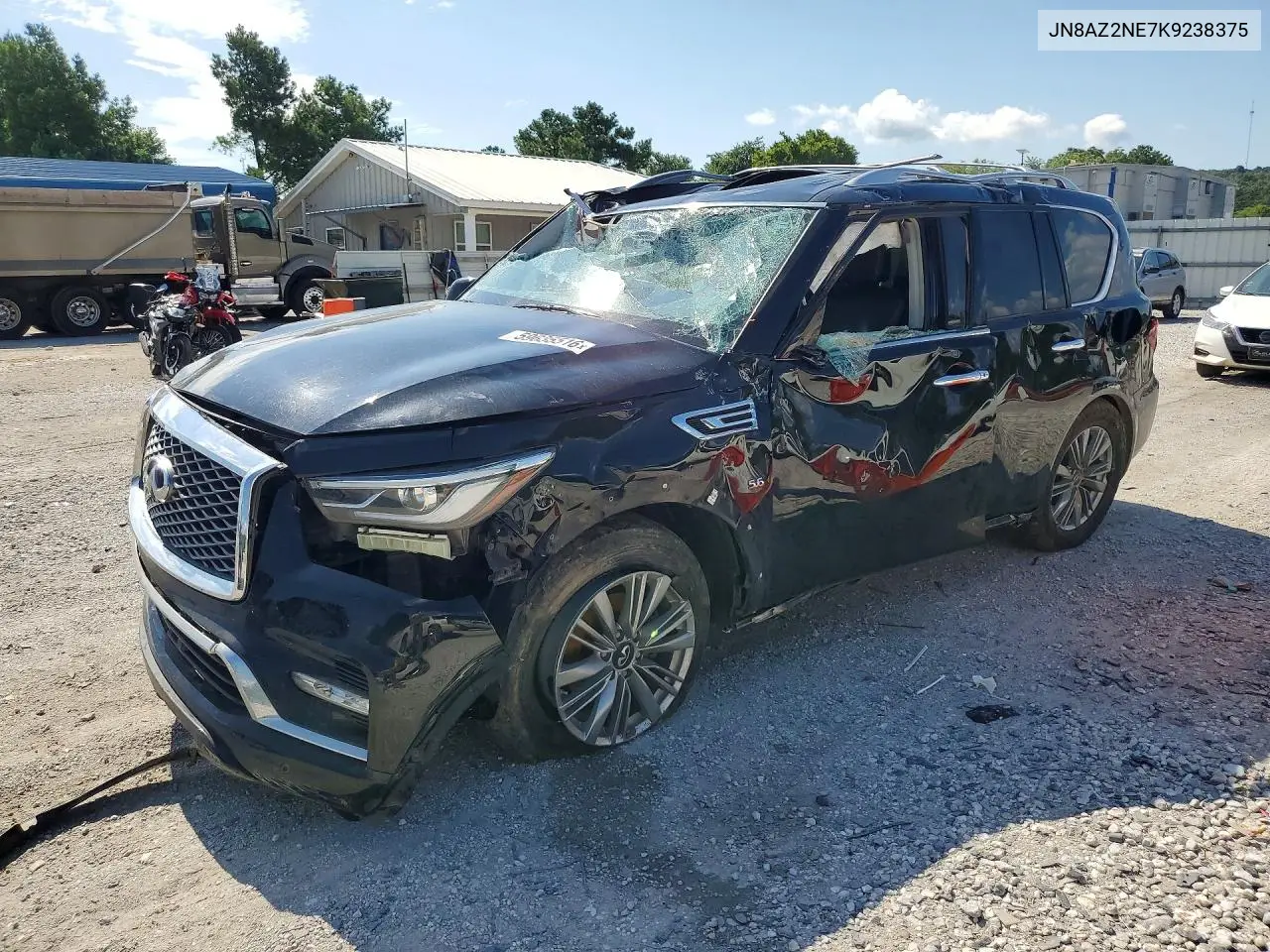 2019 Infiniti Qx80 Luxe VIN: JN8AZ2NE7K9238375 Lot: 59635516