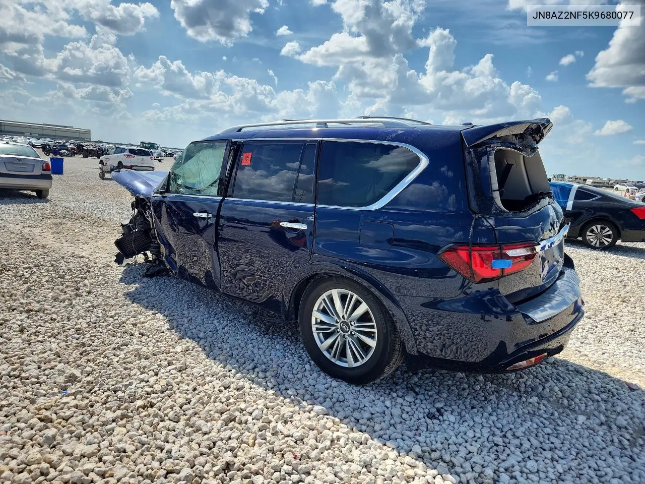 2019 Infiniti Qx80 Luxe VIN: JN8AZ2NF5K9680077 Lot: 59662546
