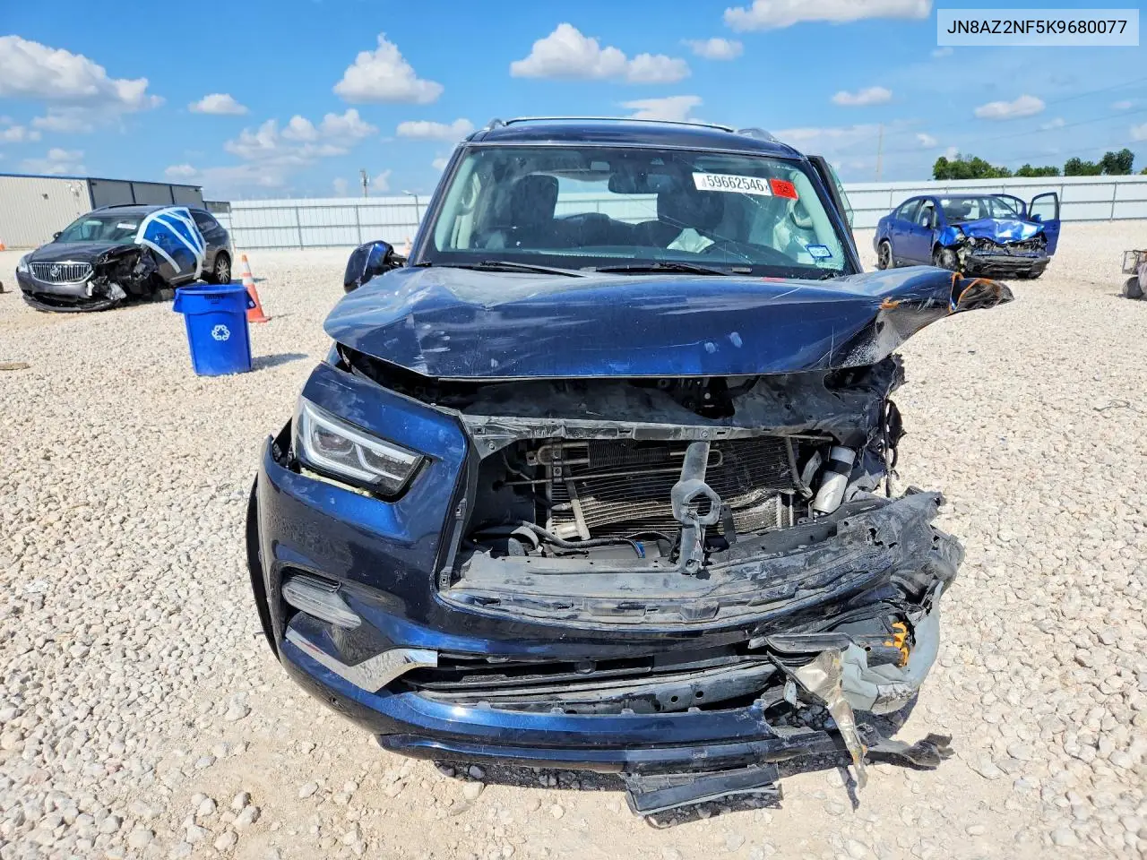 2019 Infiniti Qx80 Luxe VIN: JN8AZ2NF5K9680077 Lot: 59662546