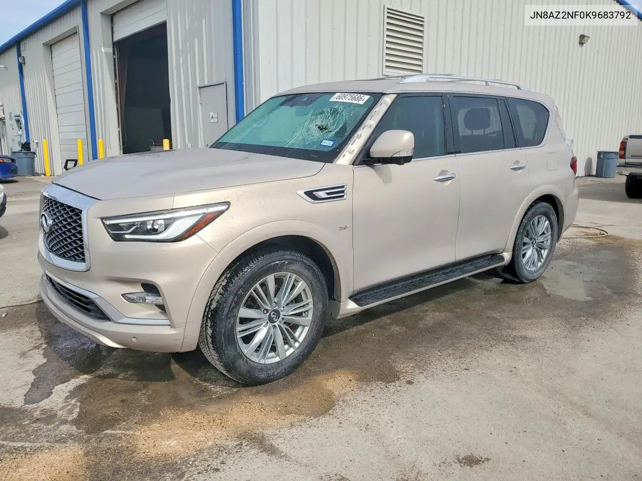 2019 Infiniti Qx80 Luxe VIN: JN8AZ2NF0K9683792 Lot: 60975686
