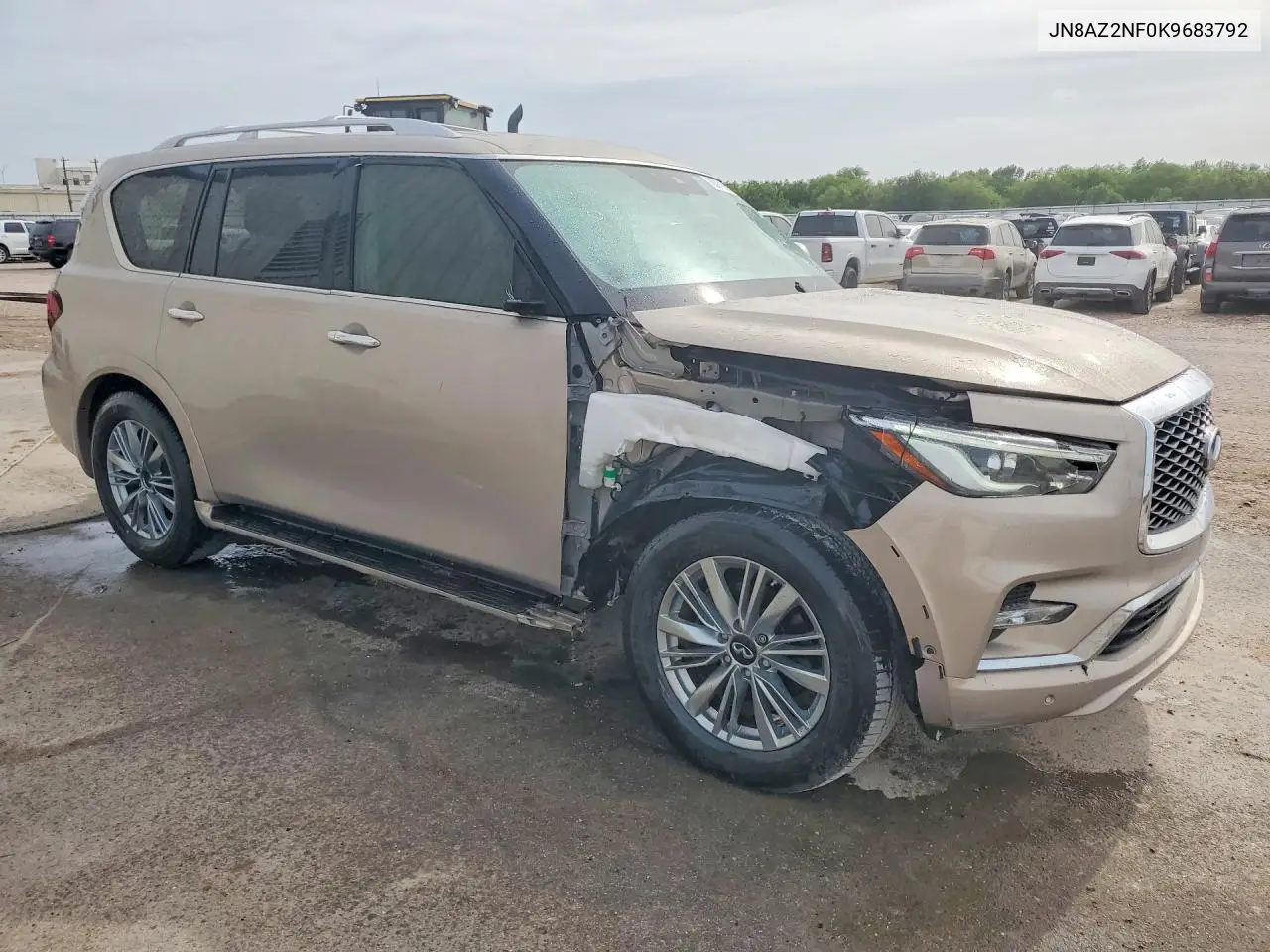 2019 Infiniti Qx80 Luxe VIN: JN8AZ2NF0K9683792 Lot: 60975686