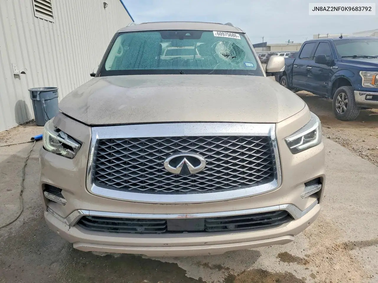 2019 Infiniti Qx80 Luxe VIN: JN8AZ2NF0K9683792 Lot: 60975686