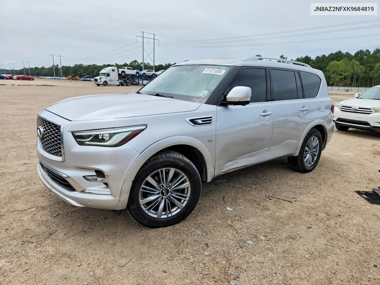 2019 Infiniti Qx80 Luxe VIN: JN8AZ2NFXK9684819 Lot: 61121606