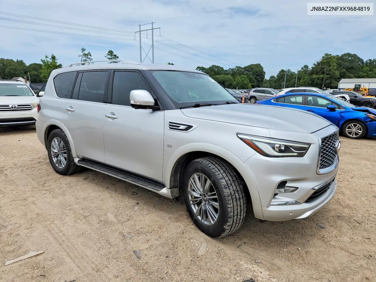 2019 Infiniti Qx80 Luxe VIN: JN8AZ2NFXK9684819 Lot: 61121606