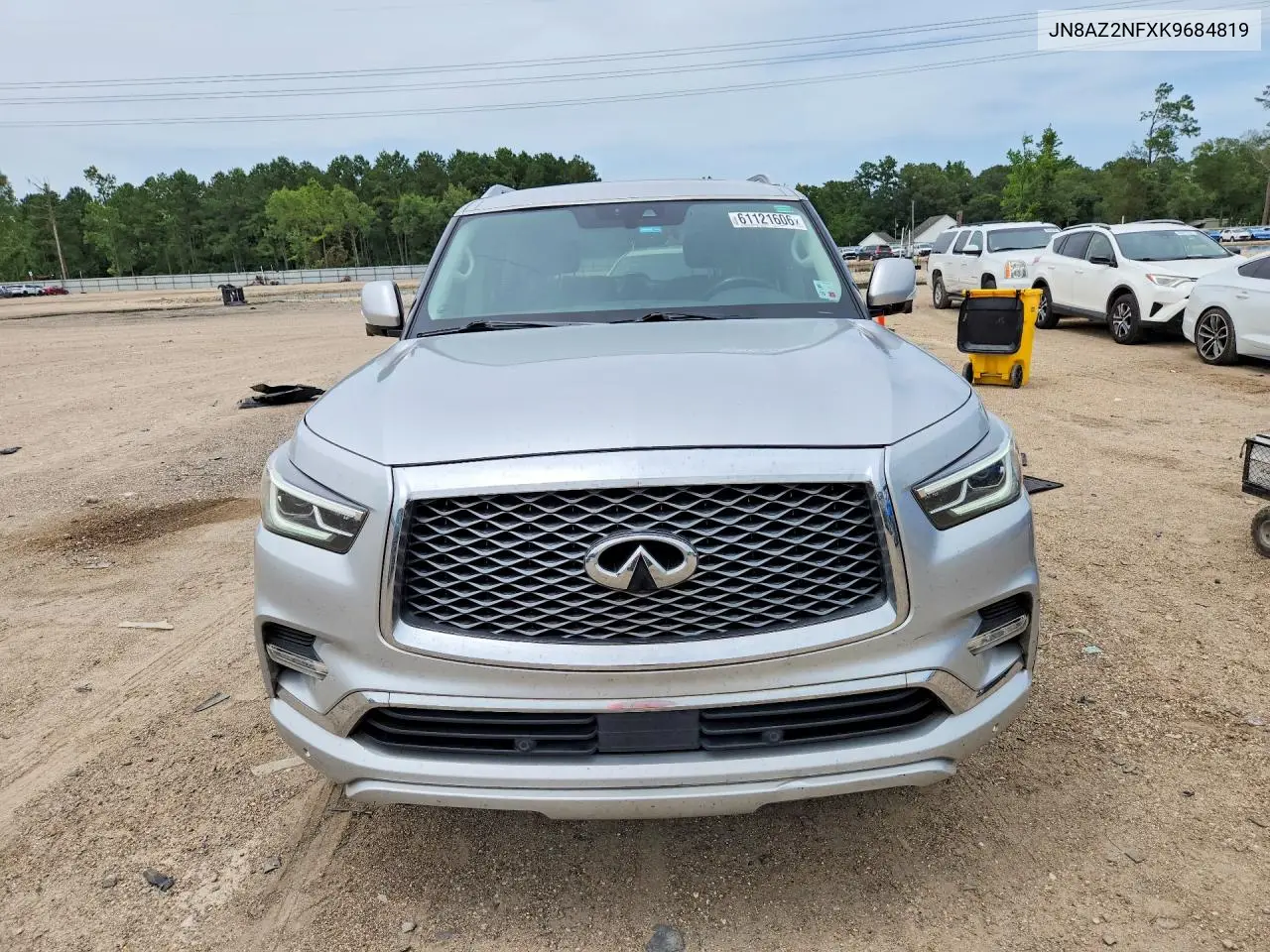 2019 Infiniti Qx80 Luxe VIN: JN8AZ2NFXK9684819 Lot: 61121606