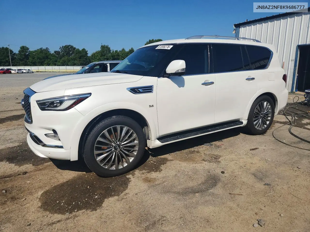 2019 Infiniti Qx80 Luxe VIN: JN8AZ2NF8K9686777 Lot: 61585276