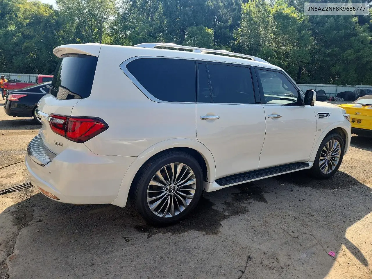 2019 Infiniti Qx80 Luxe VIN: JN8AZ2NF8K9686777 Lot: 61585276