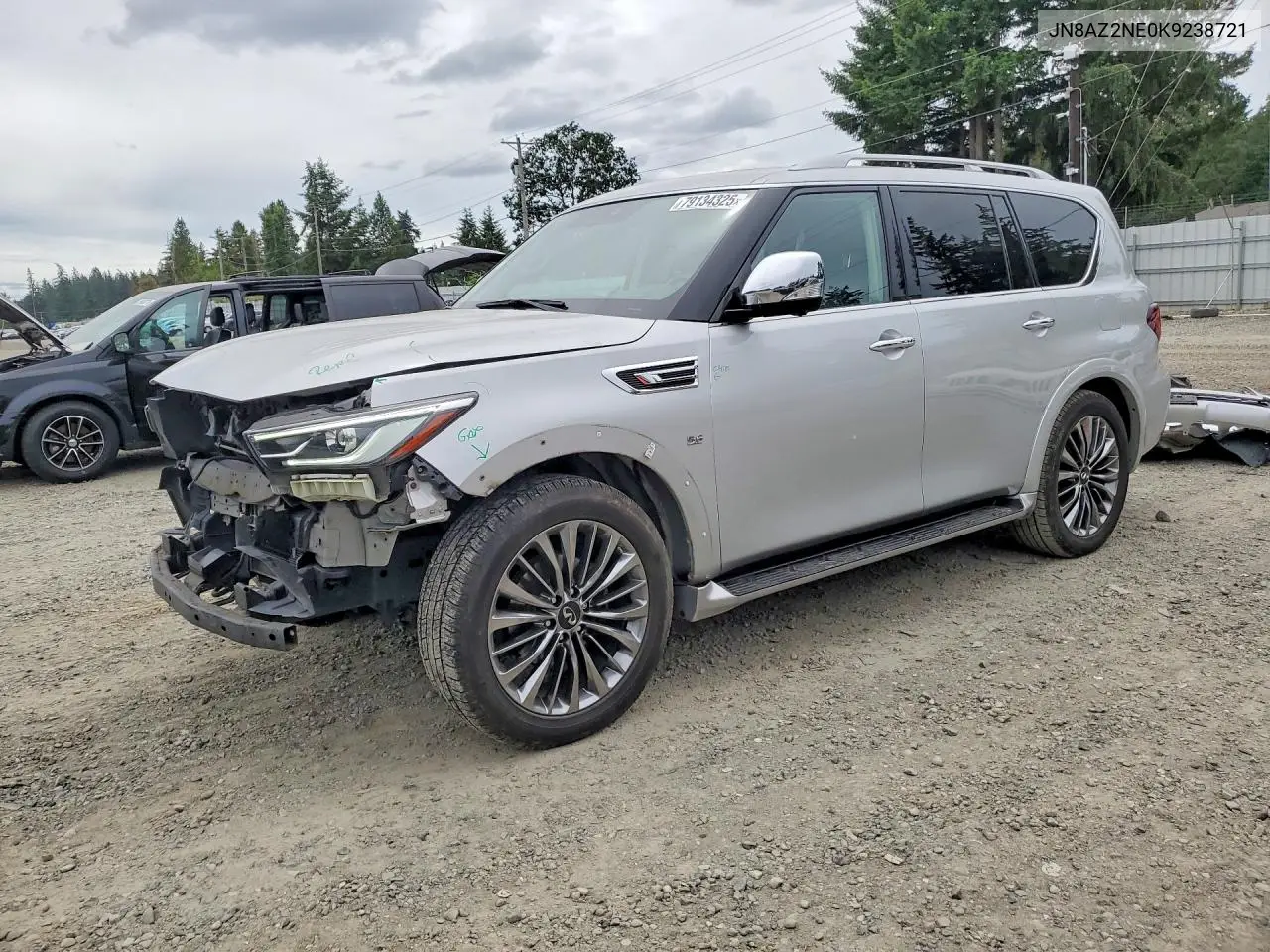 2019 Infiniti Qx80 Luxe VIN: JN8AZ2NE0K9238721 Lot: 79134325