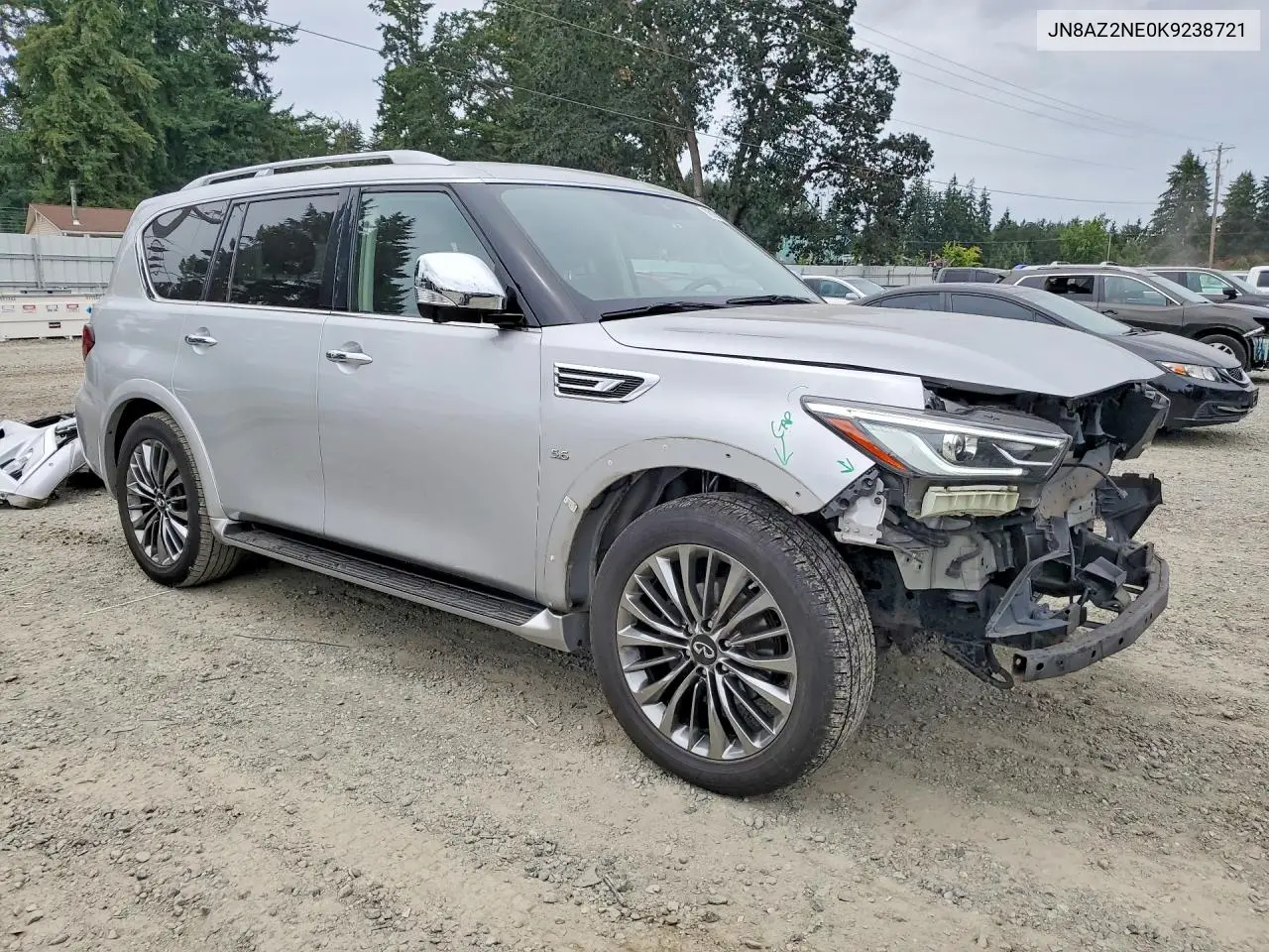 2019 Infiniti Qx80 Luxe VIN: JN8AZ2NE0K9238721 Lot: 79134325