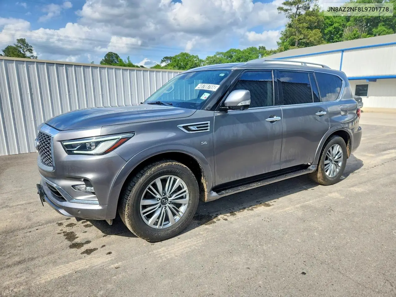 2020 Infiniti Qx80 Luxe VIN: JN8AZ2NF8L9701778 Lot: 48788766