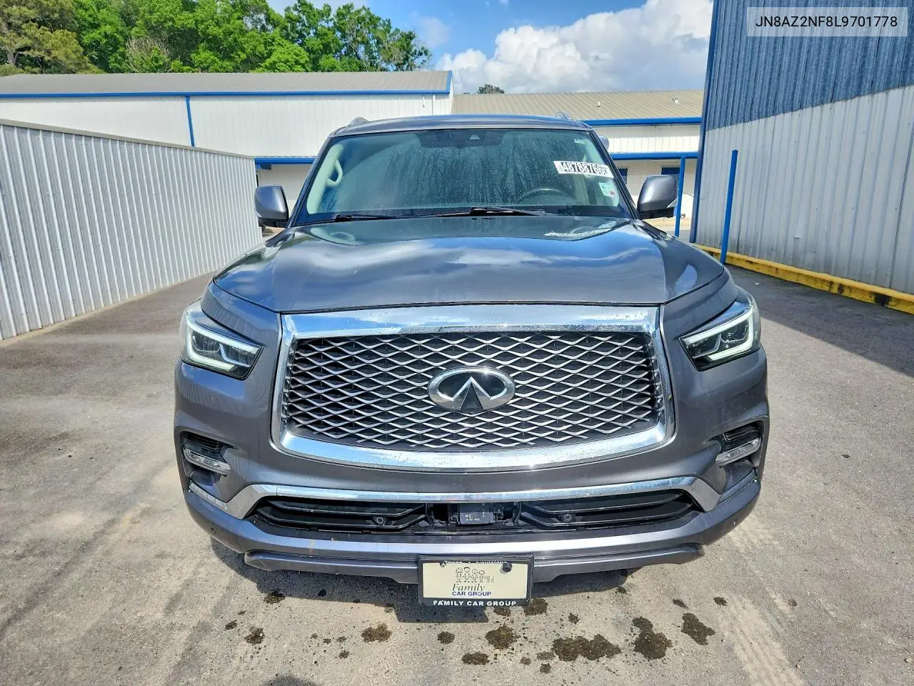2020 Infiniti Qx80 Luxe VIN: JN8AZ2NF8L9701778 Lot: 48788766