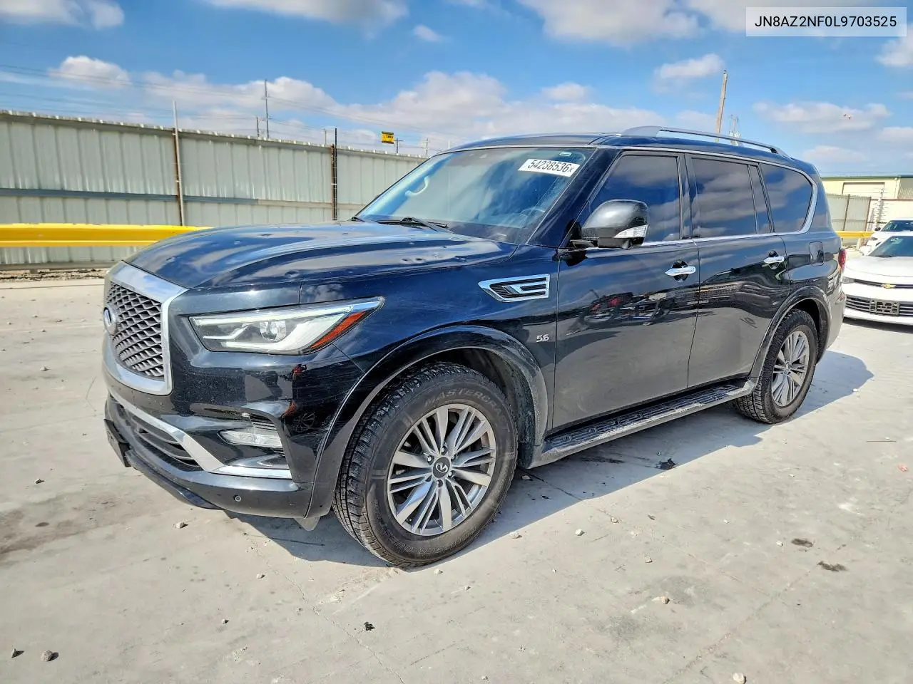 2020 Infiniti Qx80 Luxe VIN: JN8AZ2NF0L9703525 Lot: 54238536