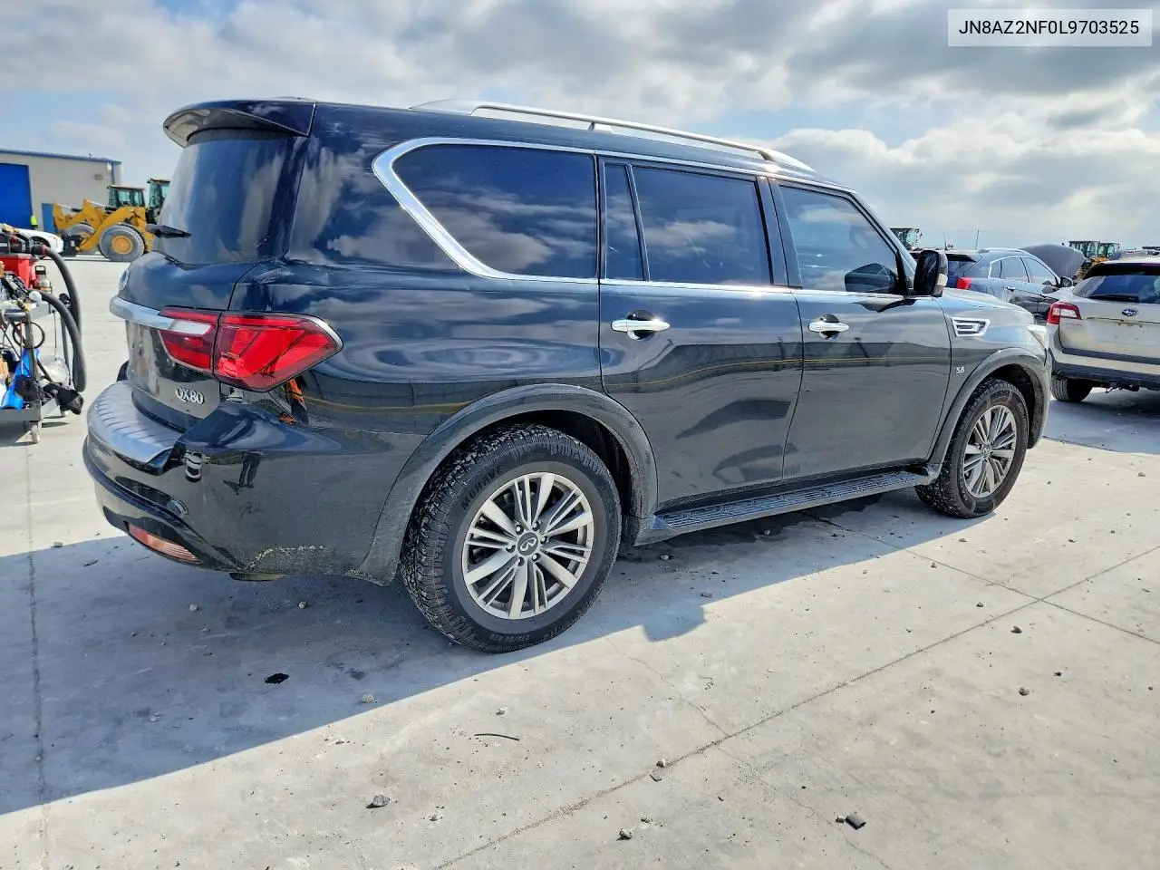 2020 Infiniti Qx80 Luxe VIN: JN8AZ2NF0L9703525 Lot: 54238536