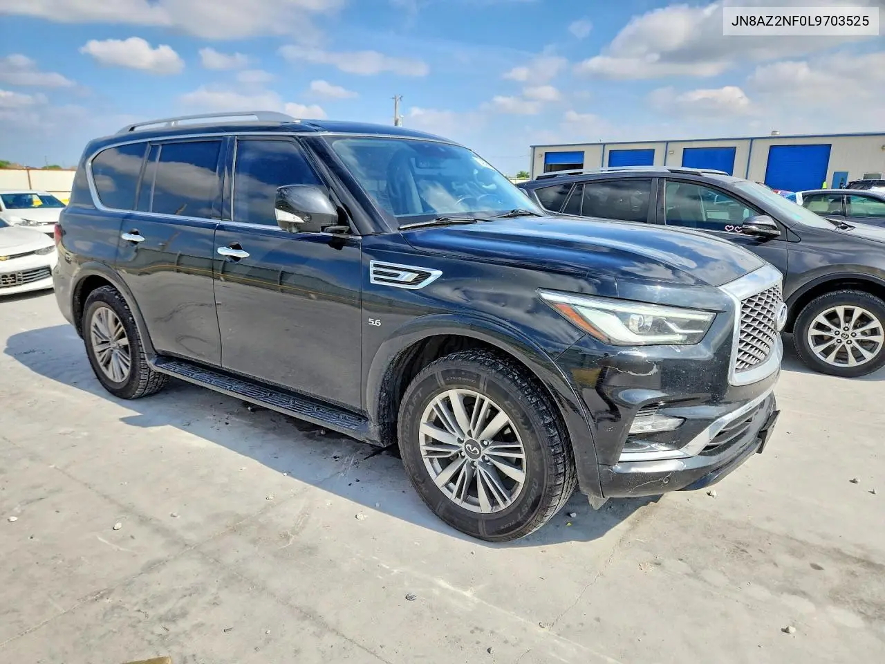 2020 Infiniti Qx80 Luxe VIN: JN8AZ2NF0L9703525 Lot: 54238536