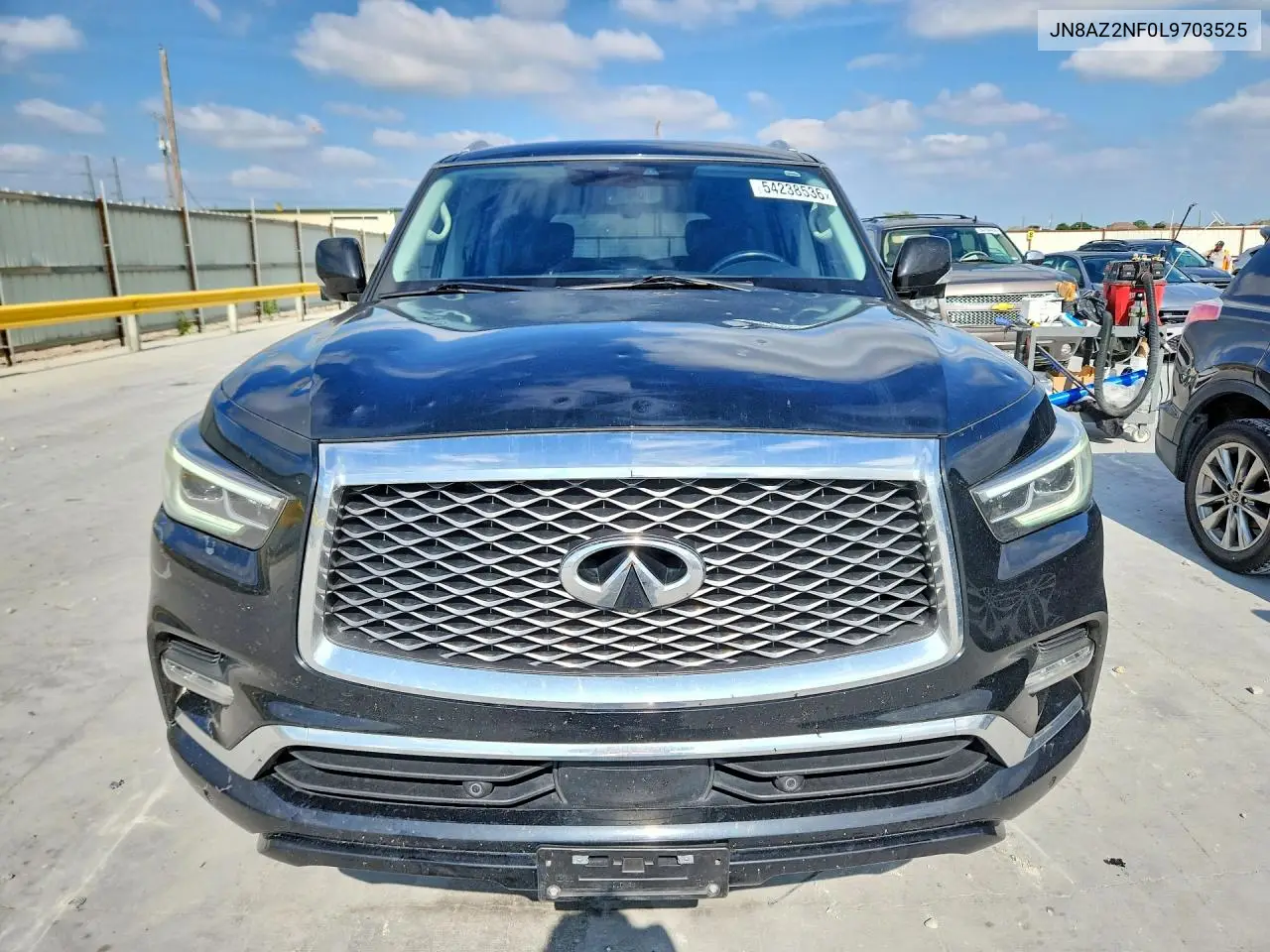 2020 Infiniti Qx80 Luxe VIN: JN8AZ2NF0L9703525 Lot: 54238536