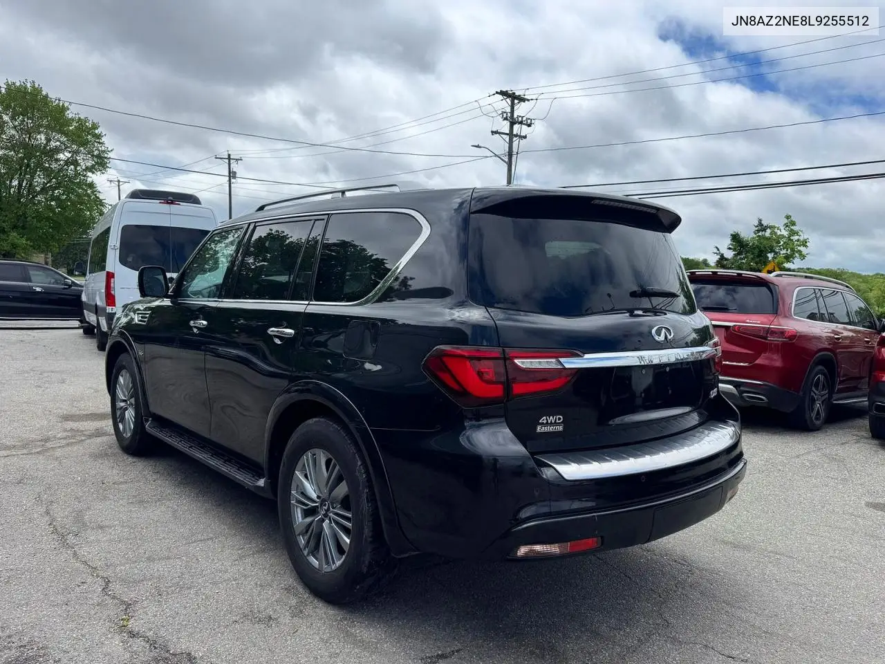 2020 Infiniti Qx80 Luxe Awd VIN: JN8AZ2NE8L9255512 Lot: 54547776
