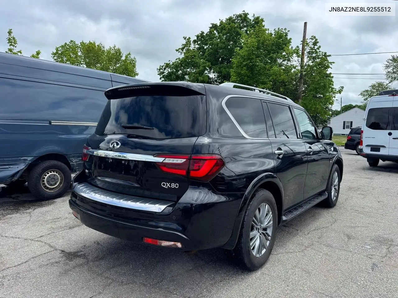 2020 Infiniti Qx80 Luxe Awd VIN: JN8AZ2NE8L9255512 Lot: 54547776