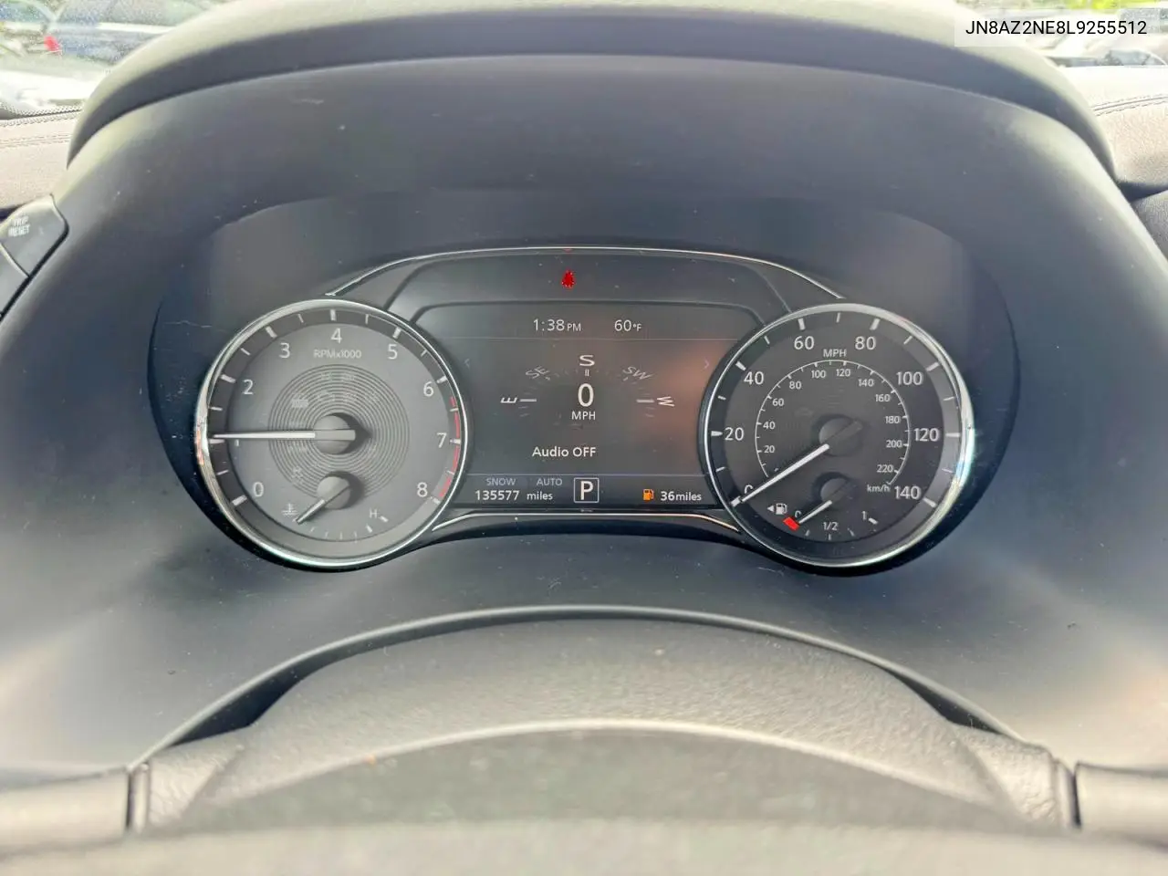 2020 Infiniti Qx80 Luxe Awd VIN: JN8AZ2NE8L9255512 Lot: 54547776