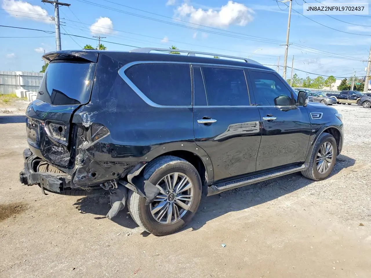 2020 Infiniti Qx80 Luxe VIN: JN8AZ2NF9L9702437 Lot: 57826606
