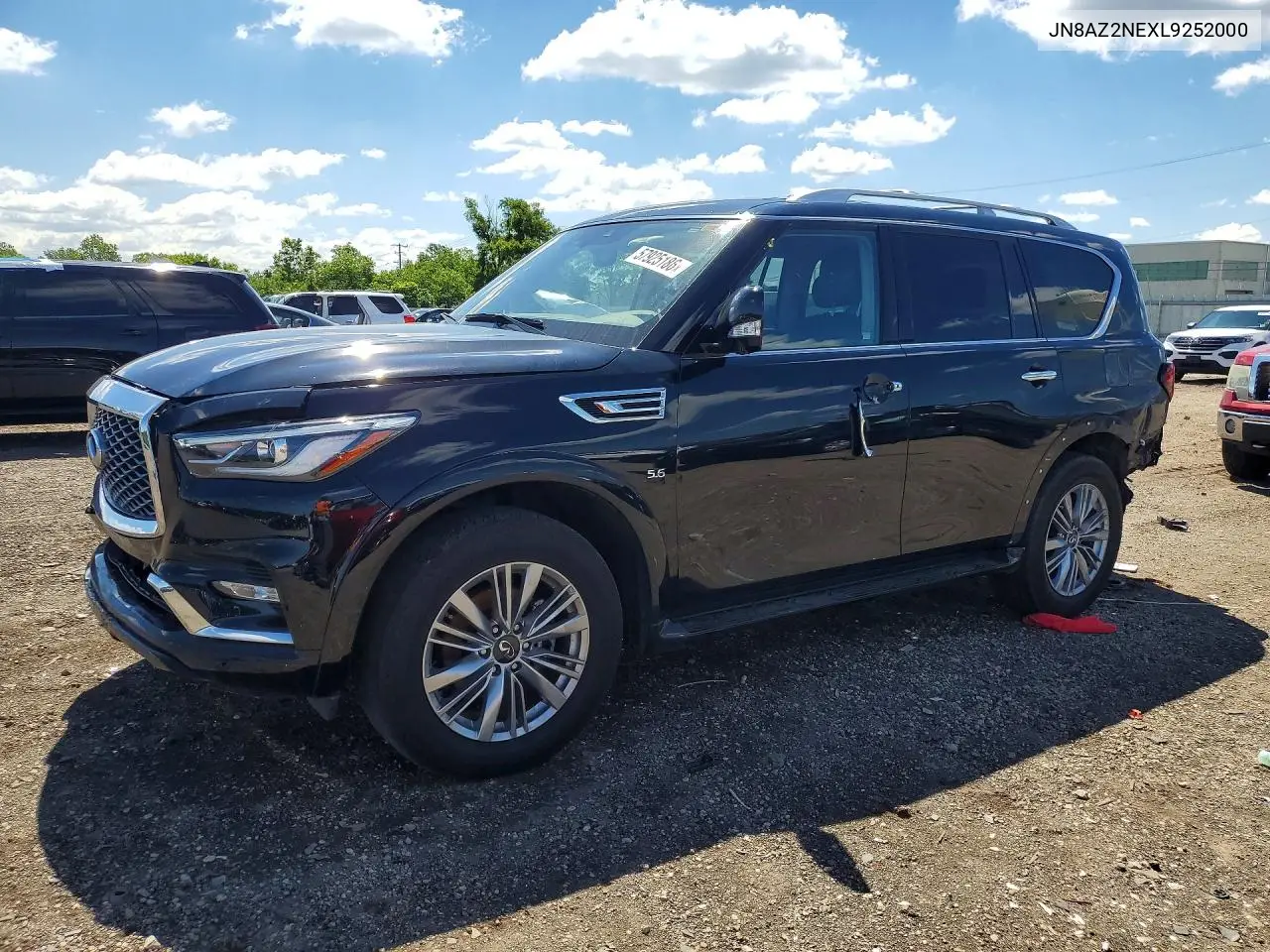 2020 Infiniti Qx80 Luxe VIN: JN8AZ2NEXL9252000 Lot: 57925186